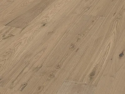 Produktbild von 2,772 m² | Holzboden Natureflex HD 100 Eiche authentic greige pure 20018 Landhausdiele