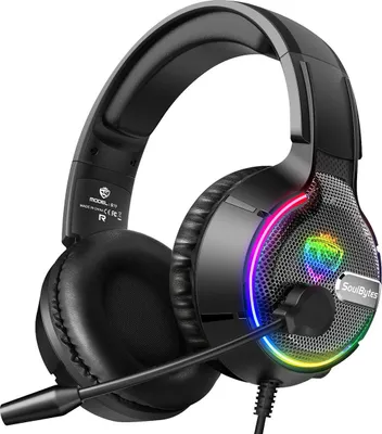 Produktbild von Gaming Headset, RGB Beleuchtung, 3D Sound, 40mm Treiber, Komfort, Mikrofon