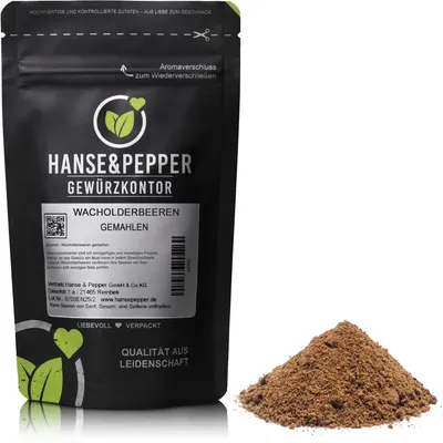 Produktbild von 100g Wacholderbeeren gemahlen
