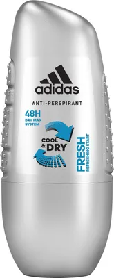 Productafbeelding van Adidas Fresh Antiperspirant voor mannen, roll-on, 50 ml