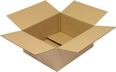 Produktbild von Faltkarton 2-wellig Maße 420x350x180mm Qualität 2.30BC braun TRANSPAK