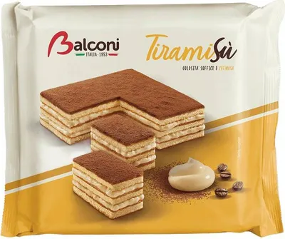 Zdjęcie produktu dla Ciasto o smaku tiramisu 400g - Balconi