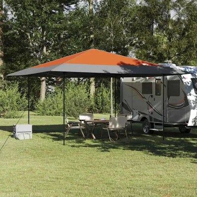 Produktbild von Maison Exclusive - Pavillon-Zelt 395 x 395 x 251 cm Orange Stoff