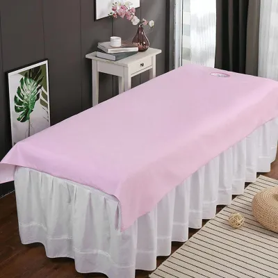 Image de Set de 2 housses de table de massage 200x75cm pour salons de beauté