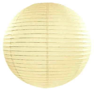 Produktbild von Elfenbeinfarbene Papierlaterne 25 cm