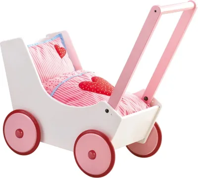 Produktbild von HABA Spielzeug Puppen Zubehör Puppenwagen Herzen 1000950001