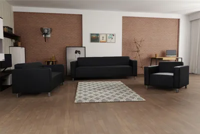 Obrázek produktu pro Sedací souprava 3+2+1 DALNIM - černá