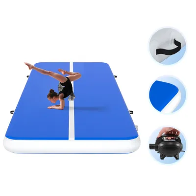Produktbild von 600x200x20CM Vzduchová gymnastická podložka Gymnastická podložka na dráze Taneční podložka včetně e-pumpy
