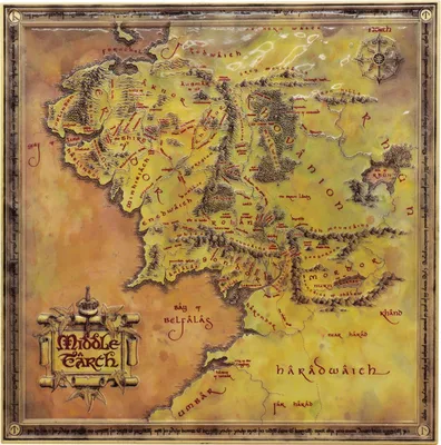 Image de Réplique du Seigneur des Anneaux Map Limited Edition