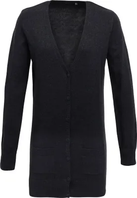 Produktbild von Premier - Strickjacke V-Ausschnitt für Damen PC5869 (46 DE) (Holzkohle)