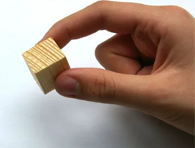 Produktbild von Würfel Kiefer natur 20 mm