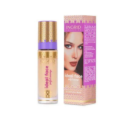 Zdjęcie produktu dla INGRID Cosmetics IDEAL FACE, Krem, Krem przeciwzmarszczkowy, Elastyczność, Matujący, Nawilżający, Wygładzający, Beżowy, 30 ml, Kobiety, E