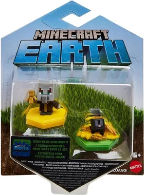 Produktbild von Mattel Minecraft Boost Mini 2 Figuren Undying Evoker und Snacking Rabbit