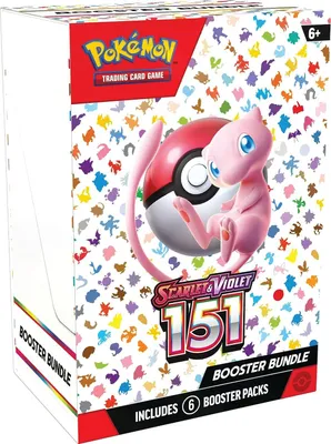 A product box for a Pokemon trading card game booster bundle.