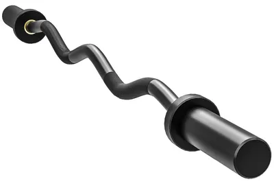 Produktbild von SPORTNOW Olympische SZ Curlstange 120 cm SZ Curlset bis 100kg Belastbar