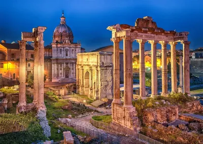 Immagine prodotto di Quadri da colorare per adulti, Foro Romano, 50x40 cm, con cornice, creativi