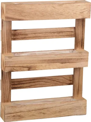 Produktbild von UNUS® Paletten Holz m Kästen Kunststoffeinsatz geflammt groß bepflanzen Garten