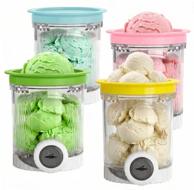 4 Creami Swirl Becher 16oz für Ninja NC701UK/NC700UK