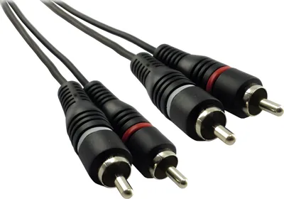 Zdjęcie produktu dla Schwaiger CIK5450, 2 x RCA, Męska, 2 x RCA, Męska, 5 m, Czarny
