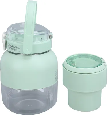 Obrázok produktu pre 500 ml prenosný elektrický odšťavovač, bezdrôtový, dobíjateľný, mixér s 10 nožmi pre domáce použitie, cestovanie, šport, zelenina