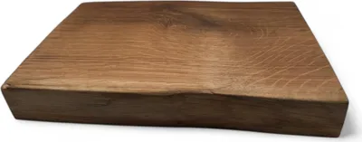 Produktbild von Schneidebrett aus Eiche massiv 30x25x4cm, Käsebrett, Präsentationsbrett