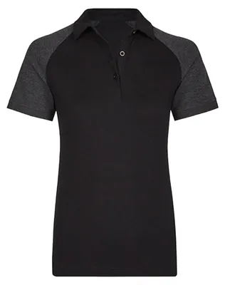 Productafbeelding van Miners Mate - "Mijn" poloshirt voor dames, model LT5456 (maat L) (zwart/Erikaschwarz)