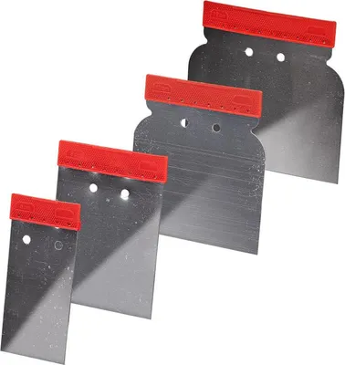 Productafbeelding van Stierky, Japanse plamuurmesjes, 50 / 80 / 100 / 120 mm, set van 4 stuks