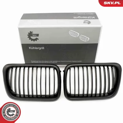 Produktbild von ESEN SKV 66SKV051 Kühlergrill Frontgrill für BMW 3 Limousine (E36) Schwarz-Matt