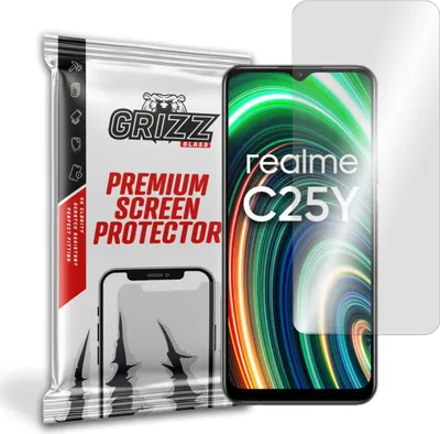 Produktbild von Hybriertes Glas GrizzGlass HybridGlass für Realme C25Y
