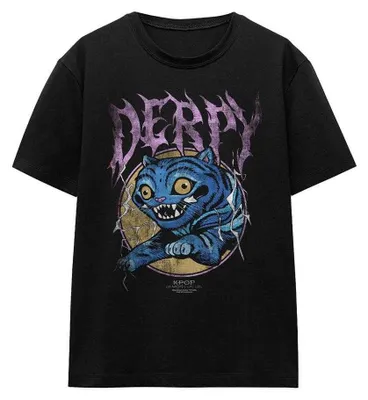 Productafbeelding van K-Pop Demon Hunters - "Rock Band" T-shirt voor dames, model TV43974 (maat M), zwart