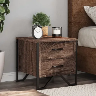Obrázok produktu pre vidaXL Nočné stolíky 2 ks. Dubový vzhľad 40x41x40 cm materiál na báze dreva