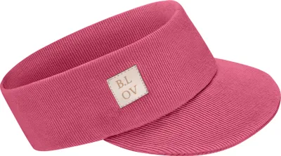 Produktbild von Bubalove | Kinder Stirnband mit Schirm | Dunkelrosa | 48-52 cm, Baseball Cap | Stirnbander | Kappe, handgenähtes Baumwollstirnband