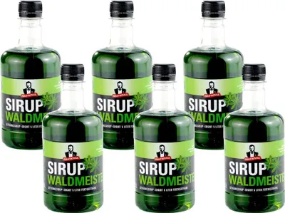 Produktbild von 6x Sirup Royale Waldmeister Getränkesirup 0,5 L EW Drinks Cocktails Shakes Desserts Backen