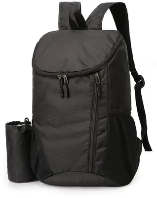 Immagine prodotto di Zaino da viaggio leggero - Zaino da trekking impermeabile - Zaino outdoor unisex - Per campeggio - Escursionismo - Viaggi - Sport - Alpinismo - Ciclismo - 42*28*20 cm - Nero
