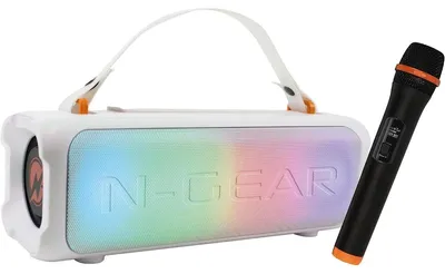 Productafbeelding van Draagbare Bluetooth-luidspreker - 100 W - Met draadloze microfoon - LED-verlichting