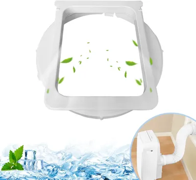 Produktbild von 150mm Klimaanlage Abluftschlauch Adapter, Schlauchverbinder für mobile Klimaanlage, einfacher Fenster Anschluss ohne Bohren, universell passend