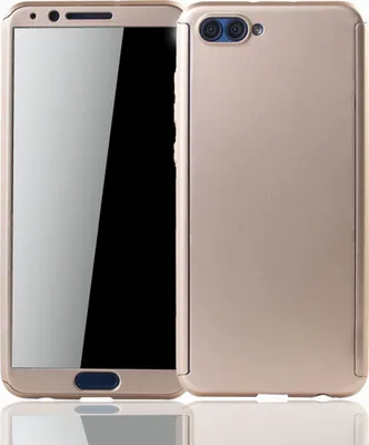 Produktbild von Handyhülle Schutzhülle für Huawei Honor View 10 Full Case Cover Displayschutz 360 Gold