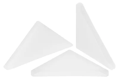 Zdjęcie produktu dla Narożnik ochronny plastikowy - 3 x 50 mm - 20 sztuk - Biały