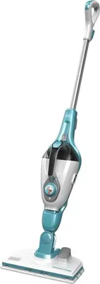 Produktbild von Black & Decker FSMH1321JSM, Tragbarer Dampfreiniger, 0,5 l, Türkis, Weiß, 6 m, 1300 W, Harter Boden