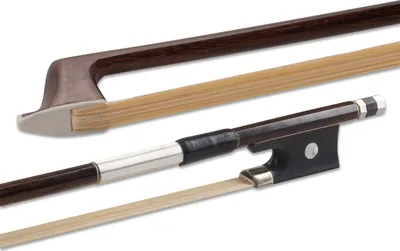 Produktbild von GEWA Violinbogen 1/16 - Naturhaar - Schülerbogen - Runde Stange - Hartholzfrosch
