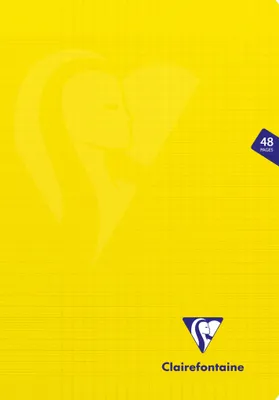 Produktbild von Clairefontaine 10x Heft A4 Mimesys, 24 Blatt französische Lineatur Gelb 343101C