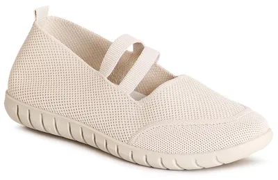 Produktbild von topschuhe24 3082 Damen Halbschuhe Sportliche Ballerina, Farbe:Beige, Größe:38 EU