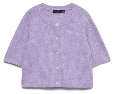 Produktbild von Vero Moda 10346785_1129_1271247_65, Cardigan, Weiblich, Lila, M, Max. shrinkage 5%; Wash with similar colours, Flat drying, Nicht bleichen