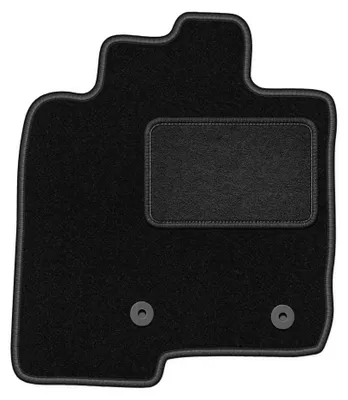 Produktbild von Fahrermatte Velours für Mitsubishi Pajero IV 2006-2018 (Langversion) – 1-tlg, Schwarz, passgenau – Wielganizator LUX