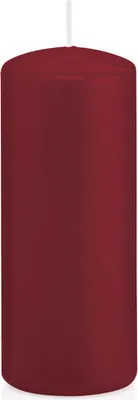 Produktbild von Stumpenkerzen mit ASF Abbrandschutz Bordeaux 100 x Ø 48 mm, 24 Stück