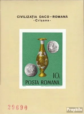Produktbild von Briefmarken Rumänien 1976 Mi Block132 (kompl.Ausg.) postfrisch Archäologische Funde
