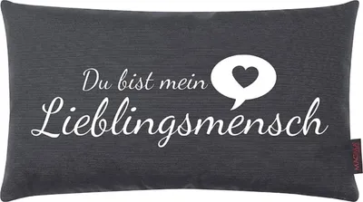 Produktbild von Magma Kissen Lieblingsmensch Anthrazit