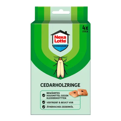 Produktbild von Nexa Lotte Cedarholz-Ringe - 4 Stück