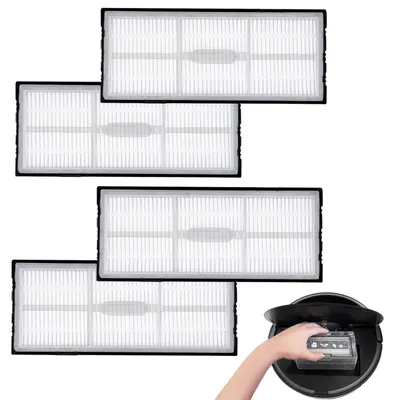 4er-Pack HEPA-Ersatzfilter für Roborock S8/S7 Serie