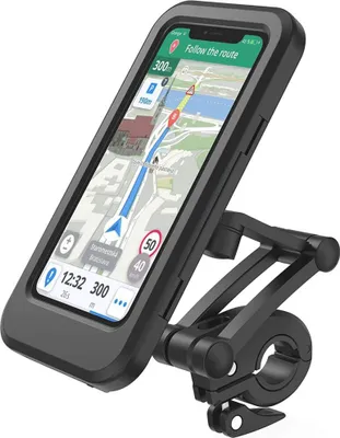 Produktbild von Fahrrad Handyhalterung, wasserdichte Smartphone Halterung mit Touchscreen